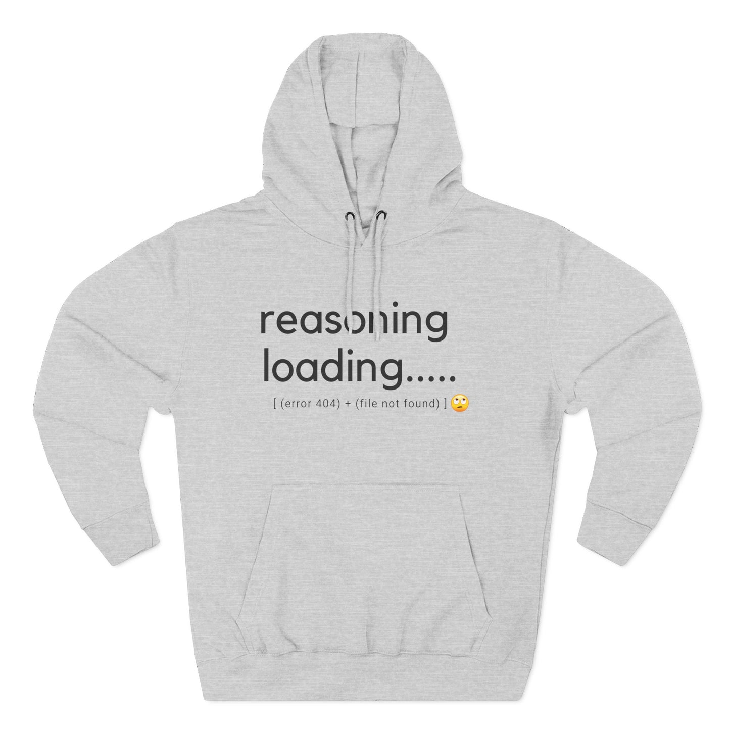 Reasoning loading hoodie