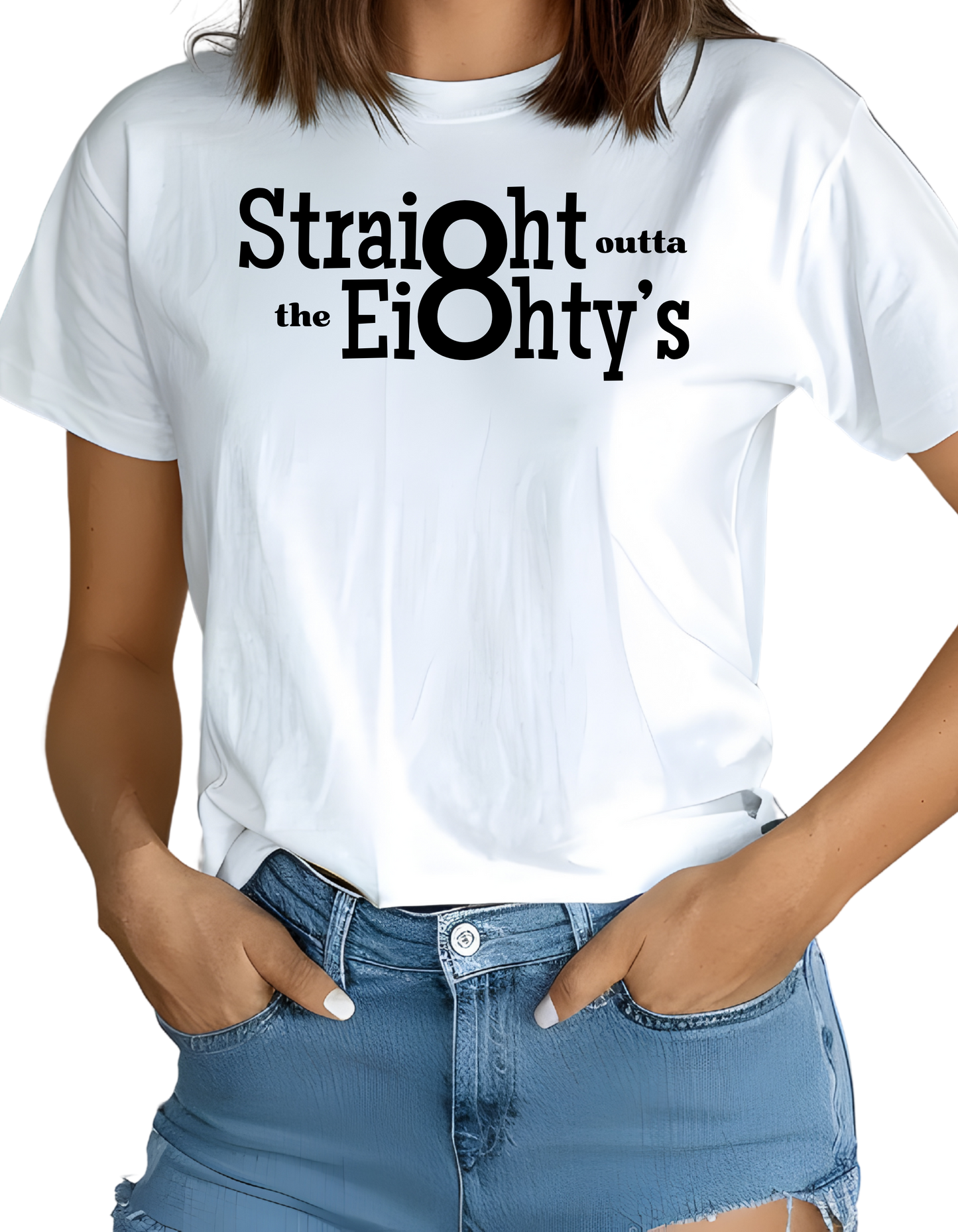 Retro T-Shirt - Straight Outta the Eighties Design