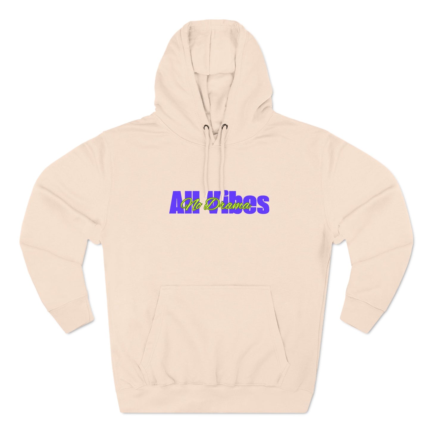 Three-Panel Fleece Hoodie