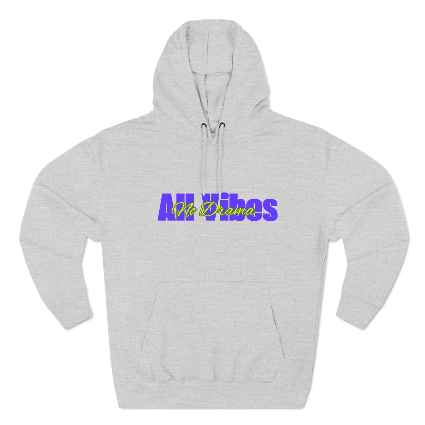 Three-Panel Fleece Hoodie