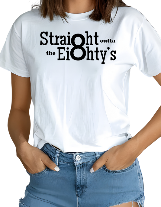 Retro T-Shirt - Straight Outta the Eighties Design